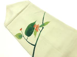 リサイクル　枝花模様名古屋帯